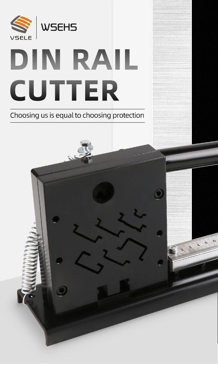 Multifunction Din Rail Cutter With Punching Holes Cutting 7 Kinds Of
