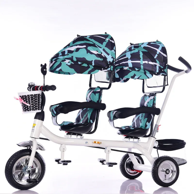 double seat tricycle for babies