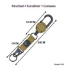 khaki-easy pull buckle-eagle mouth buckle-compass