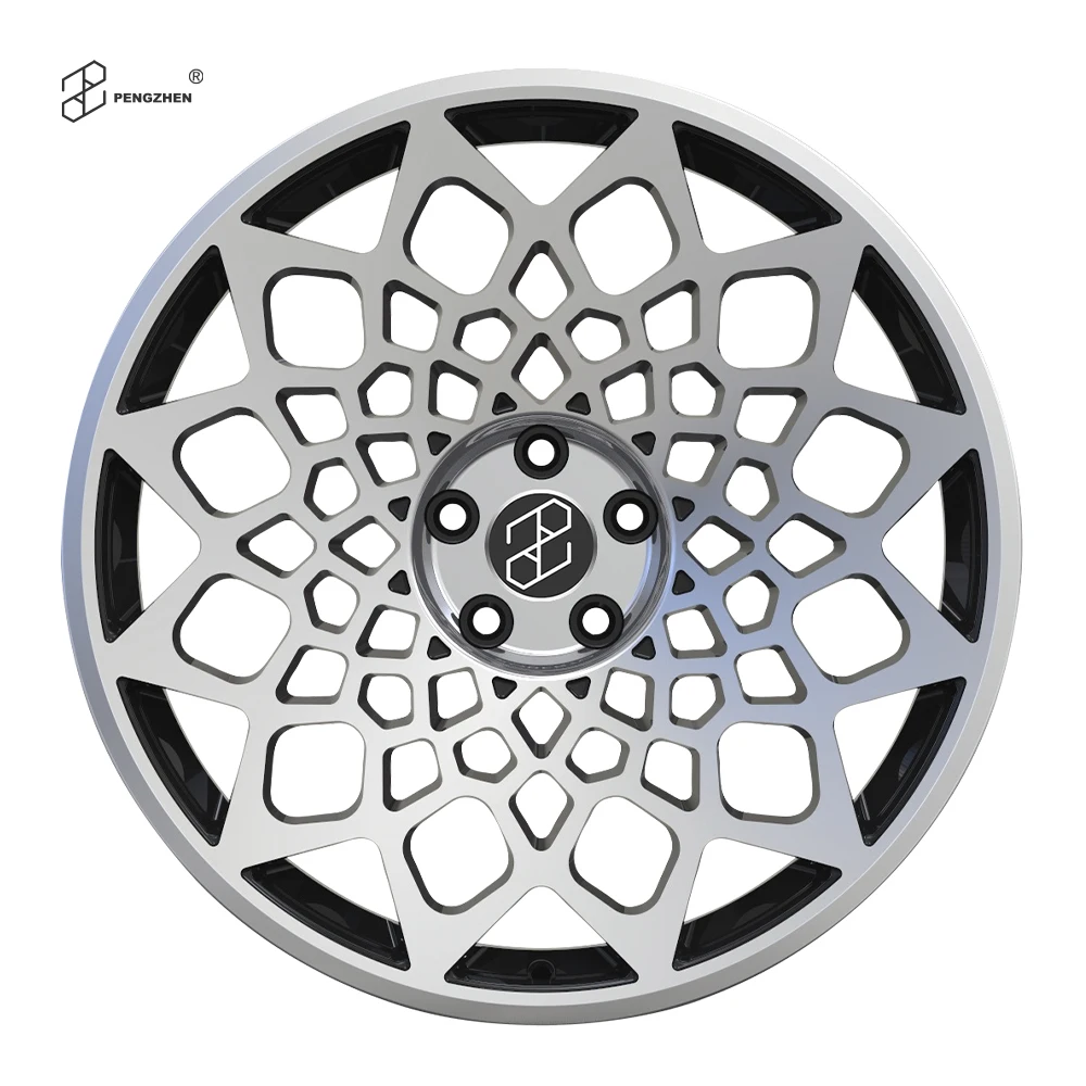 Pengzhen Fashion Monoblock Concave Mesh Design 5X120 Chinese Factory Forged 19 Inch Wheels for BMW