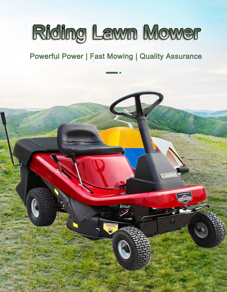 Anon Riding Lawn Mower/lawn Tractor/rideon Mower With Rear Grass