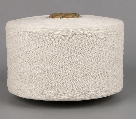 china yarn for gloves nm10/1 recycled yarn dyed cotton yarn raw white