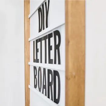 Diy Letter Board Love Letter Game Party Funny Wall Art Quotes Marquee Word Letters Plastic Home Decor Sign
