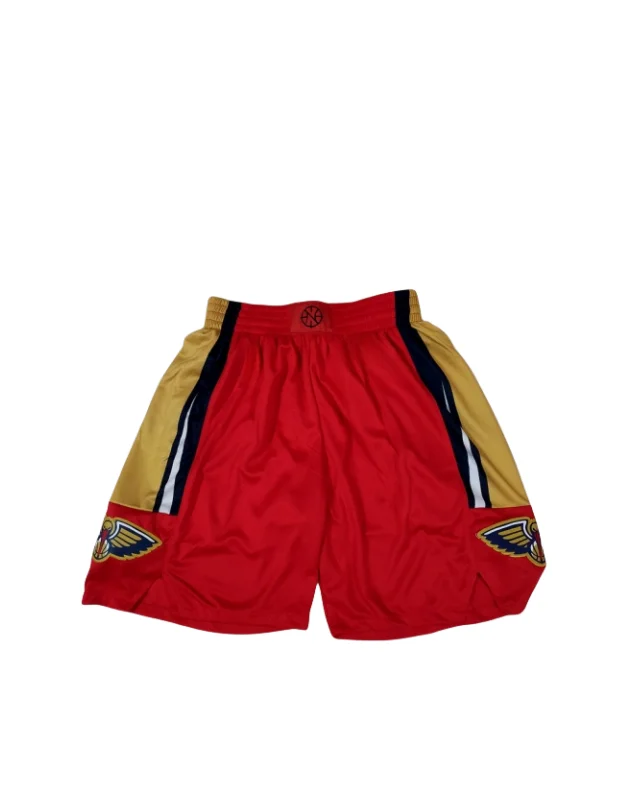 Custom Design Waist Rib Basketball Shorts for Men High Quality 3D Tackle Twill Double Layer Lining Mesh