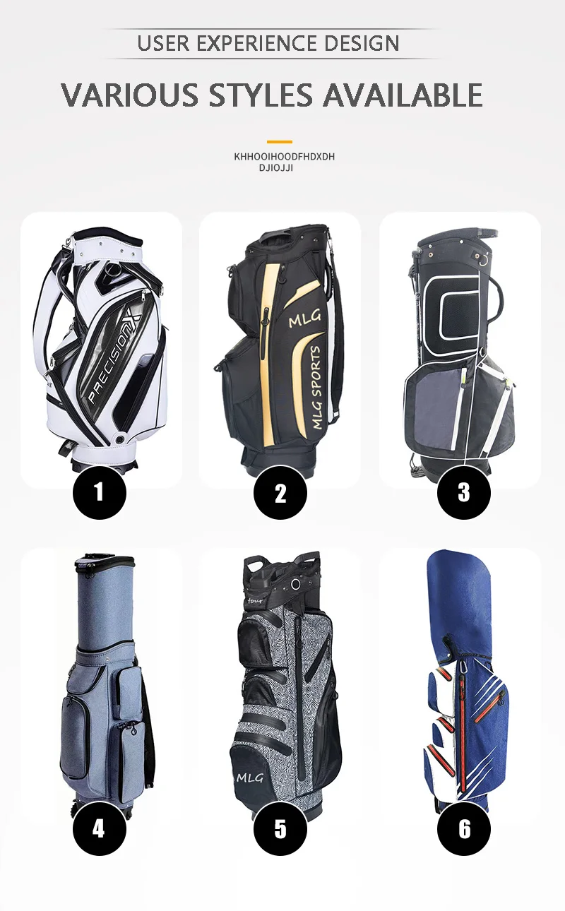 Golf Staff Bag Hot Sale Customer Logo Pu Leather Golf Tour Bag Buy