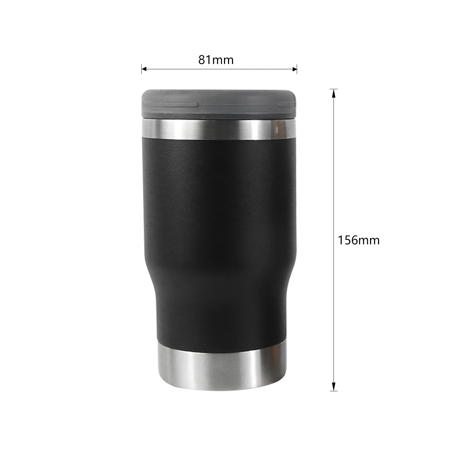 12oz Insulated Beer Can Holder Vacuum Stainless Steel 355ml Slim Drink