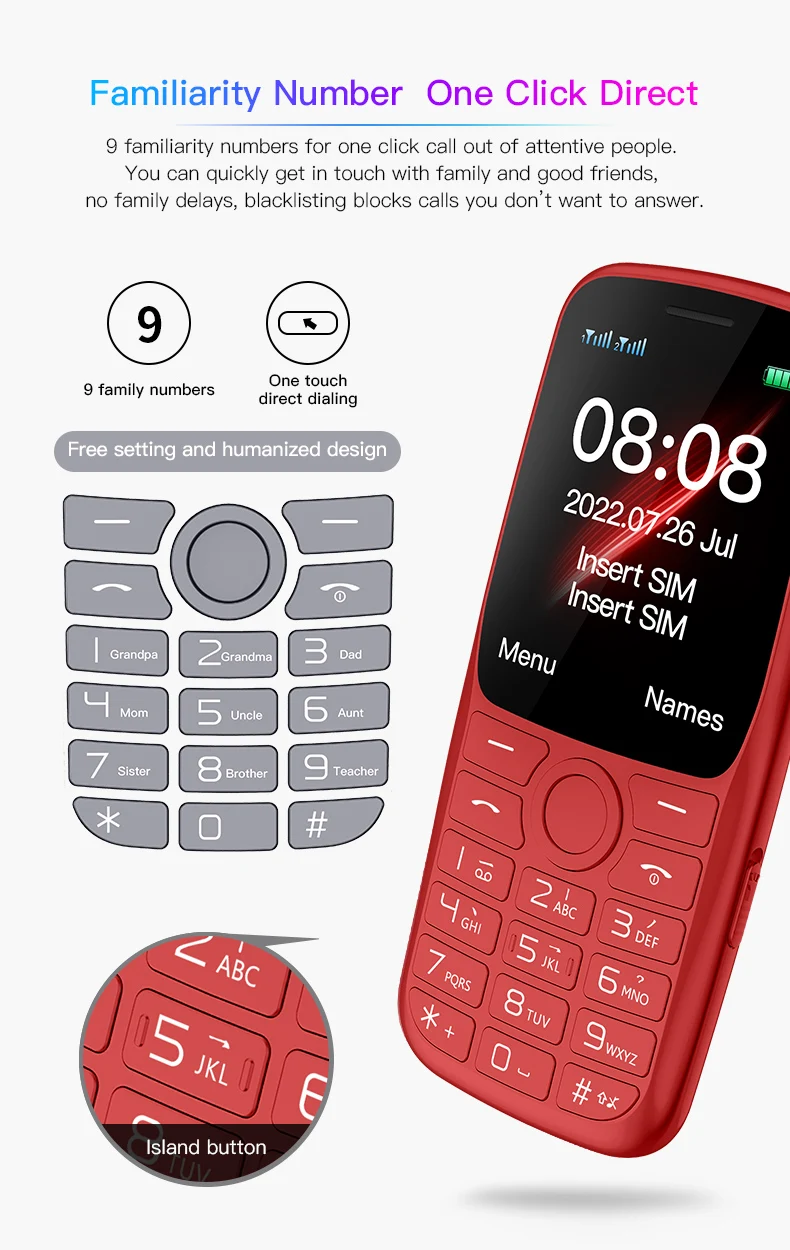 Alibaba.com: In Stock 24H Delivery, Dual Sim Card, Mini Feature Phone ...
