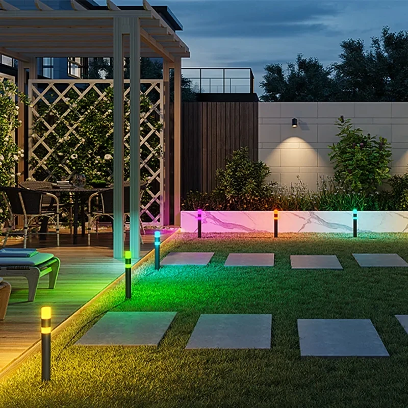 product new garden wifi intelligent phantom lawn light rgb outdoor waterproof light voice control garden light-40