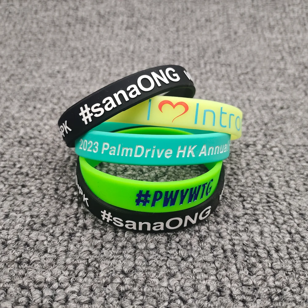 Custom Silicone Bracelets,Make Your Own Rubber Wristbands With Message