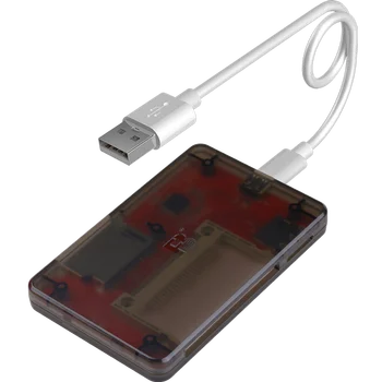 FB-680s Card Reader Sd Truck-loaded Mobile Phone TF Card Slot Camera Computer Android Universal USB2.0 High-speed Large Car