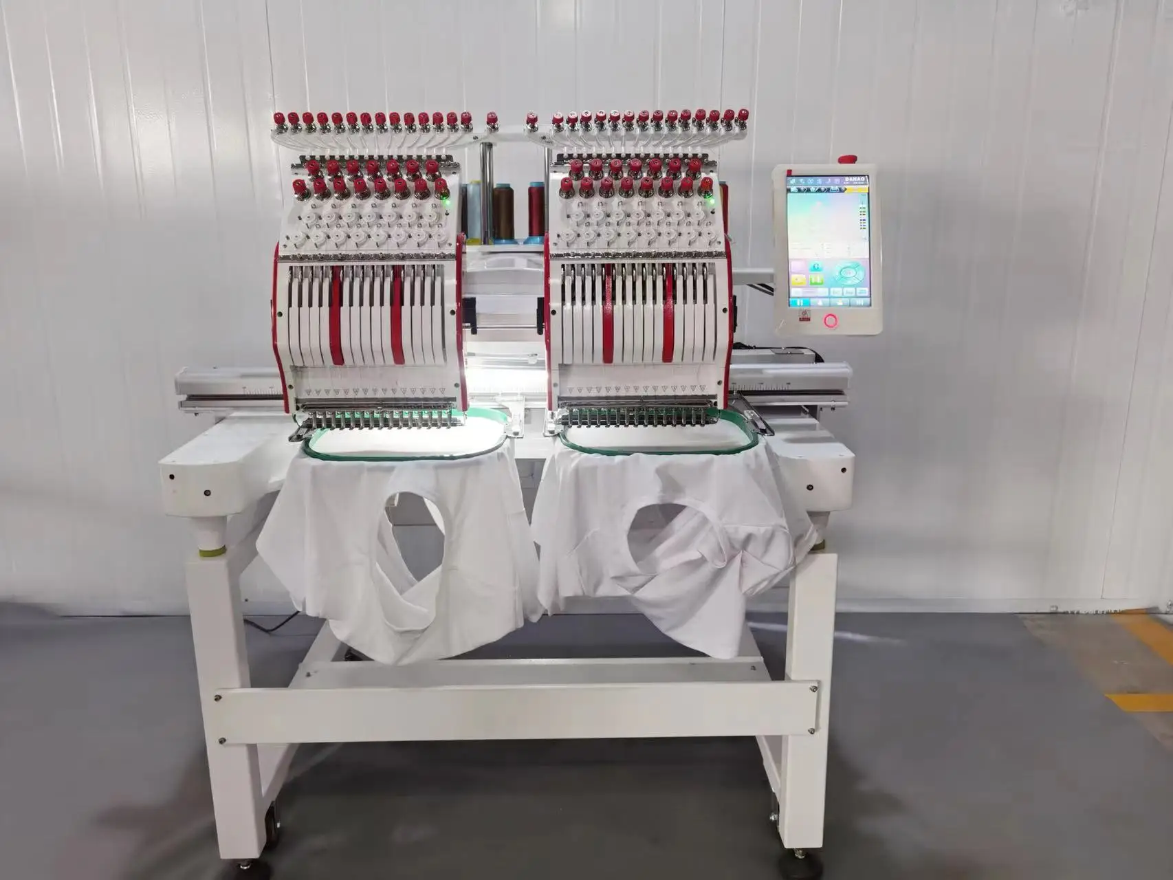 Single heads flat embroidery machine hat embroidery machine