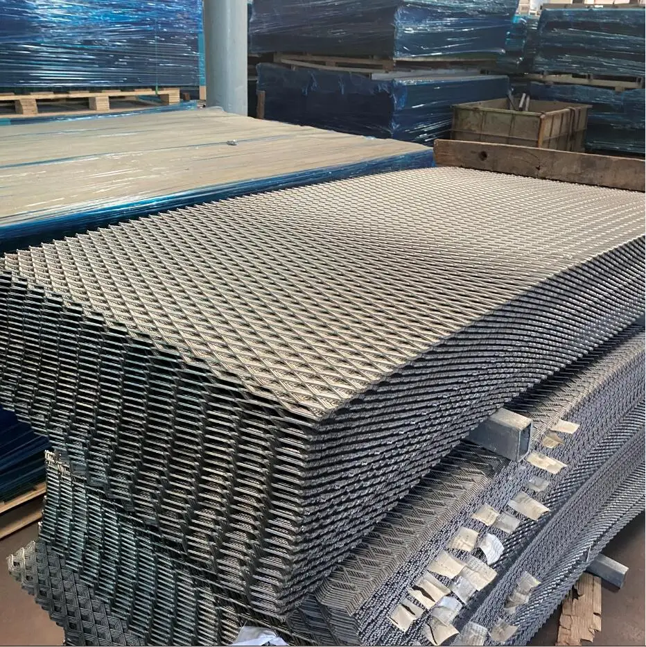 product jinbiao heavy duty diamond mesh sheet expanded metal mesh-5