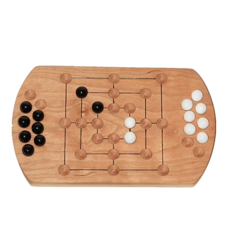 Custom Wooden Folding Mancala Board Game Chinese Checkers Wooden Ludo Board Travel Board 3D Puzzles Game for Adults Kids