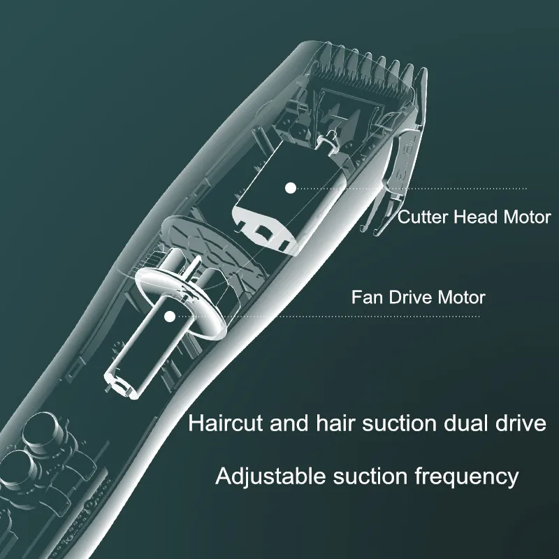 Kids Vacuum Hair Clipper with Suction & IPX7 - Image 2