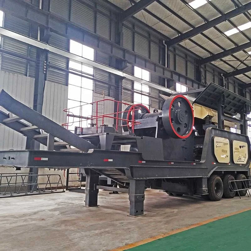Various Models Mobile Stone Crushing Machine Project Coal Cement Quartz Bricks Mobile Jaw Crusher Plant for Sale
