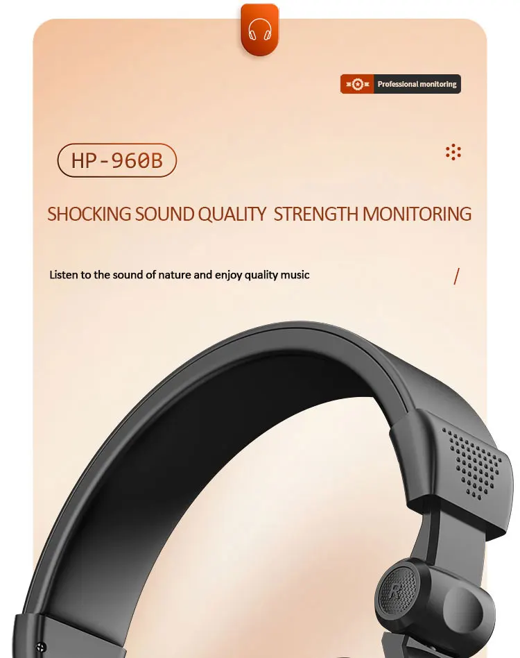 Professional Wired Mic Headphone And Mobile Headset Video Audio Studio