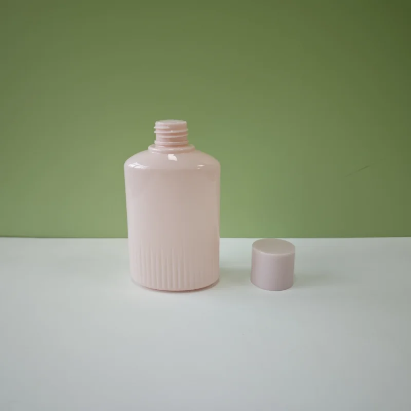 200ml Personal Care Lotion Packaging Bottle Pet Flat Extruded Plastic Bottle Shampoo Body Lotion Bottle