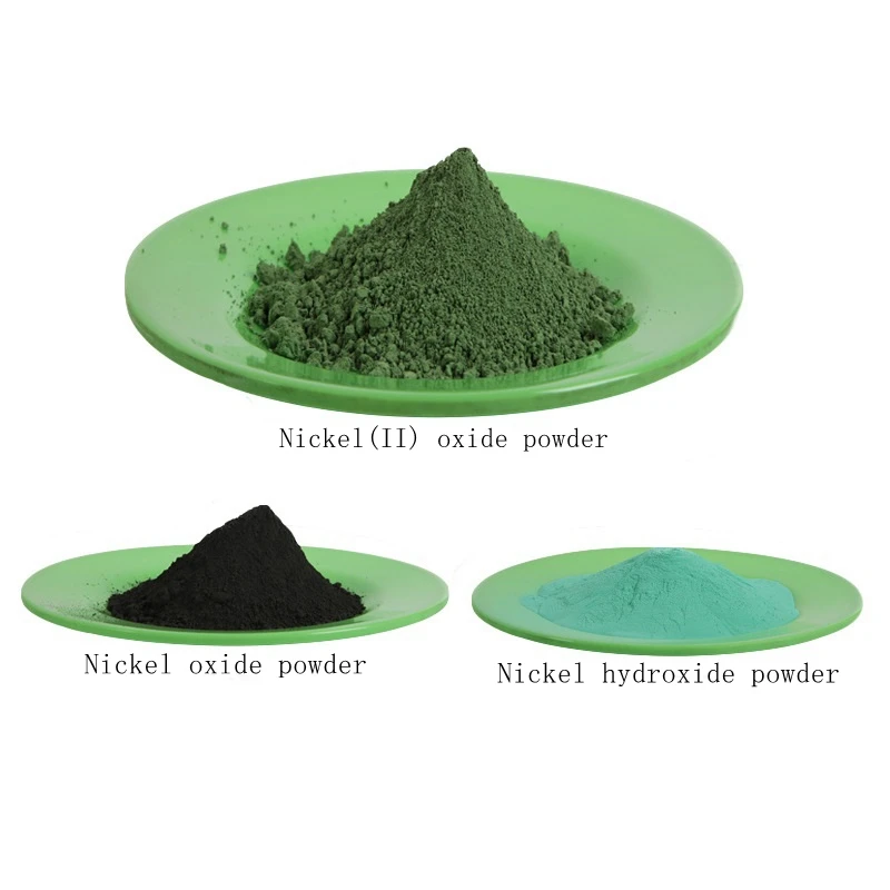 Nickel Oxide Powder Green NiO Black NiO Battery Grade Spherical Nickel Hydroxide