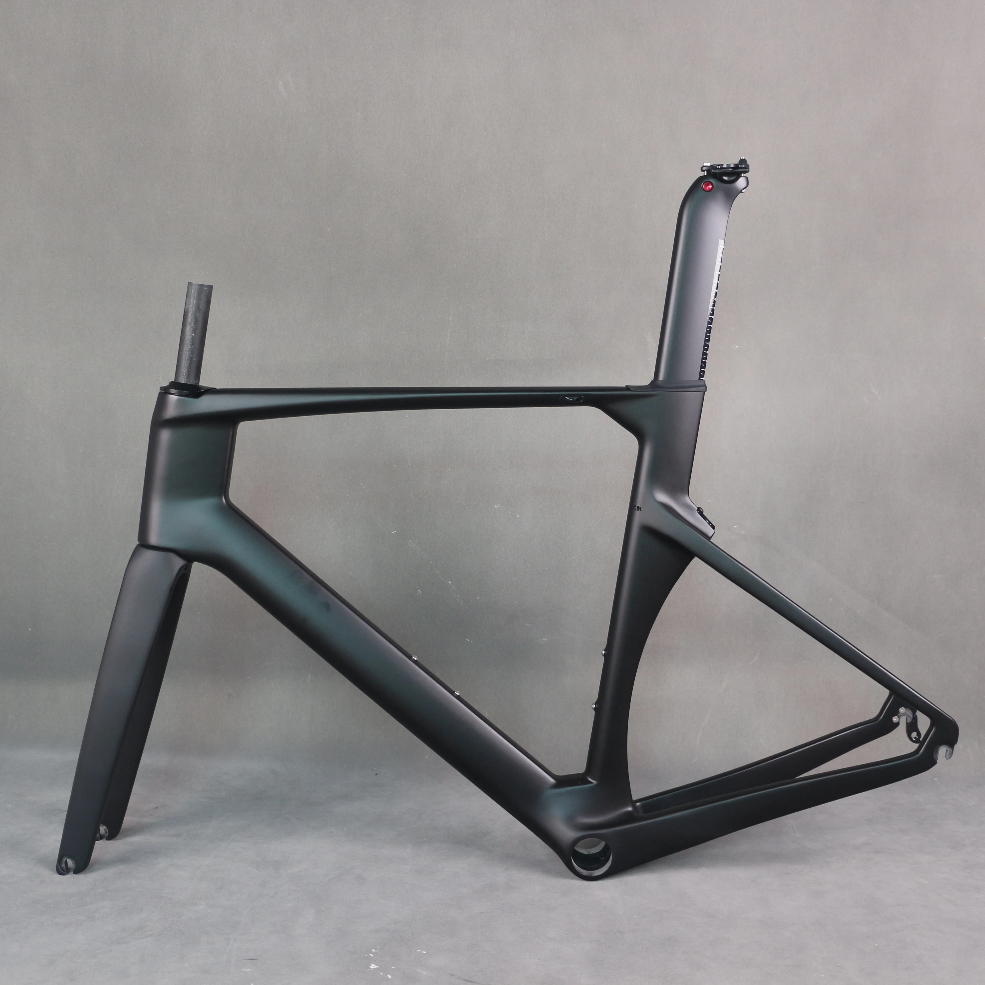 カーボンフレーム ロードバイク オレンジ ブラック Matte Black T800 Carbon Fiber Frame for Road Bicycles - OEM