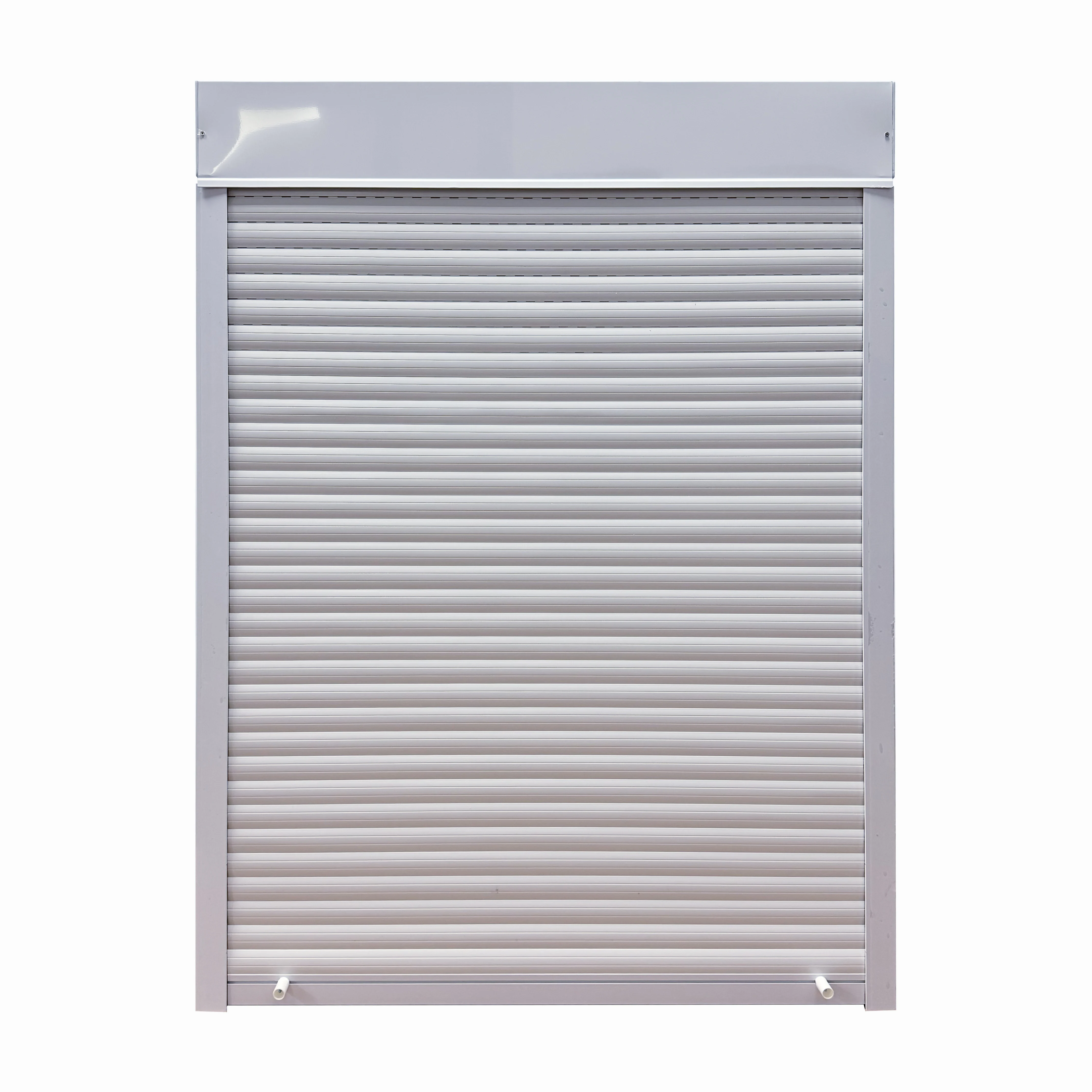 UPVC Casement Window with Roller Shutters Customized Product Good Wind Resistance  High Strength Modern Design  Good Sealing