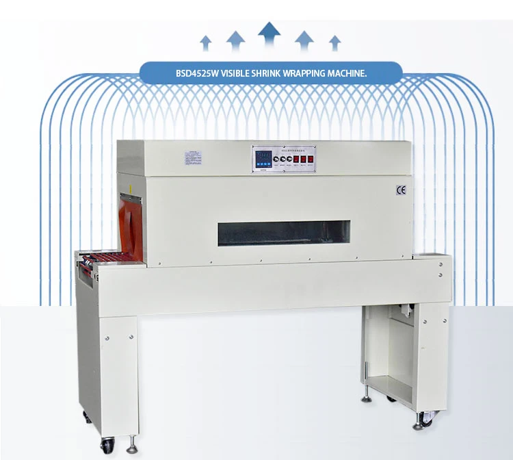 PVC Film Heat Bottle Tunnel Shrink Wrapping Machine Automatic Film Heat ...