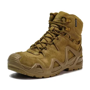 Factory OBM ODM Custom Wholesale Coyote Tactical Waterproof Boots