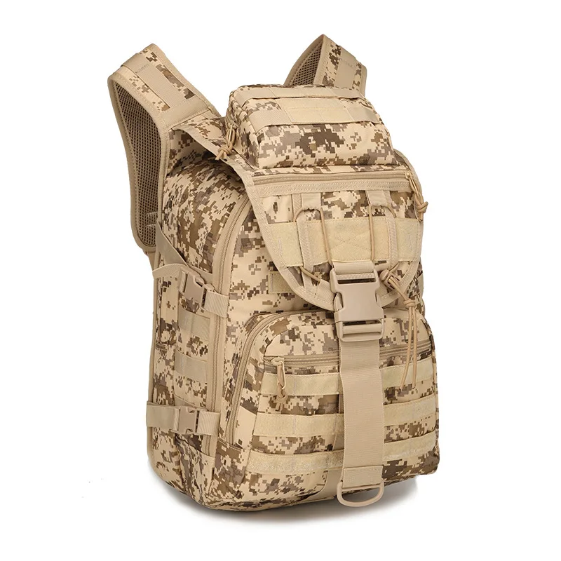 Militärischer Taktischer Rucksack 45L – MOLLE-System, Wasserabweisend 900D Polyester, Für Wandern, Trekking, Camping, In Khaki