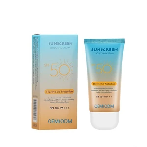 Hot Sale 60g Whitening Anti UV Cream Waterproof Long Lasting SPF 50+ Vegan and Organic Ingredients for Facial Body Sunscreen