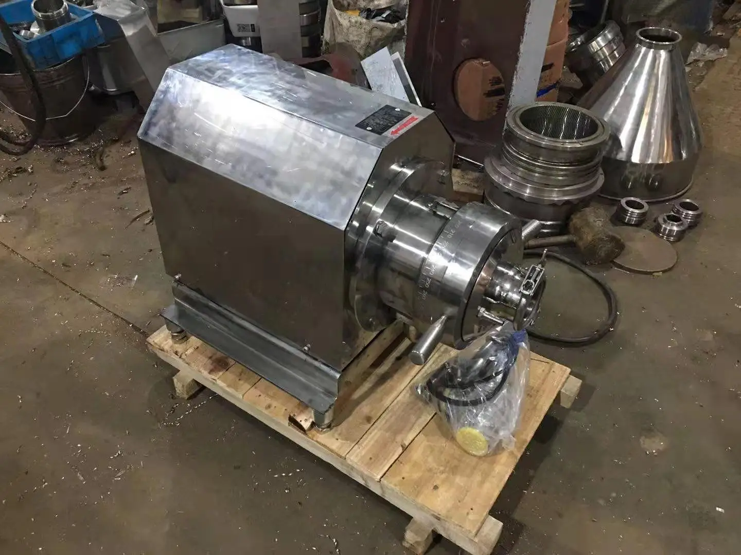 Sanitary  Peanut Butter Making in Line Colloid Mill Grinder