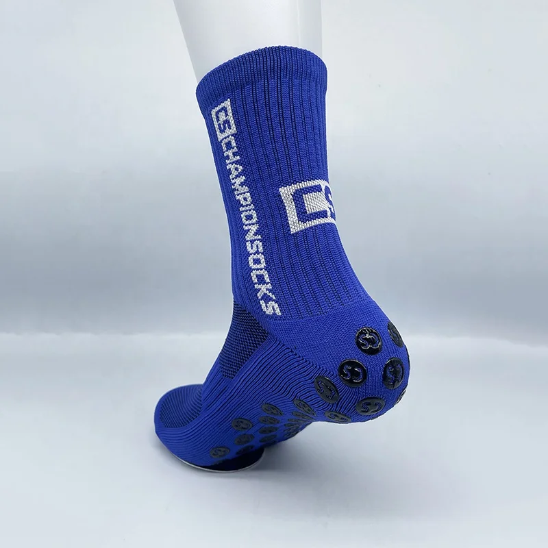 4 Paires Chaussettes Football Antidérapantes - Respirantes Pour Sport (Multicolore)