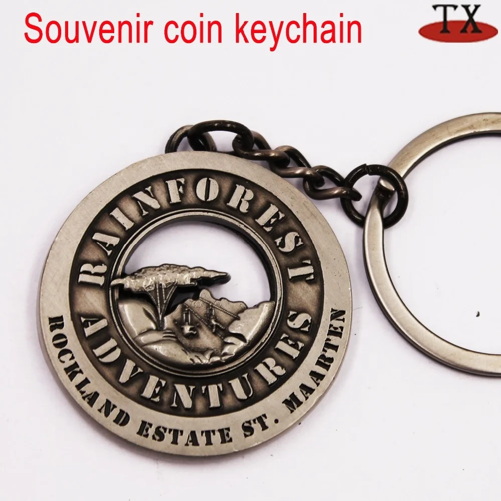 金属製キーチェーン3D形状ツーリストアメリカシアトルスペースニードル