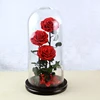 15*30cm 3 cabeza de flor 7-8cm