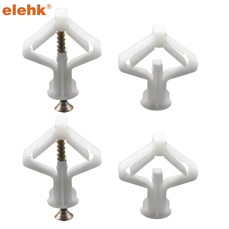Elehk Butterfly Toggle Anchor Wall Plug Drywall China Manufacturer Gypsum Board Anchors Wall Plugs Butterfly Anchor