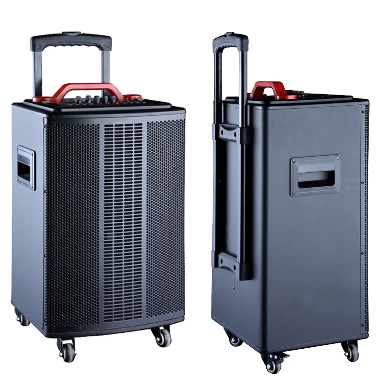 MBA High Quality  Wireless Speaker Rechargeable Subwoofer 10  Inch Am Fm Portable Radio Trolley Speaker  High Class Speaker
