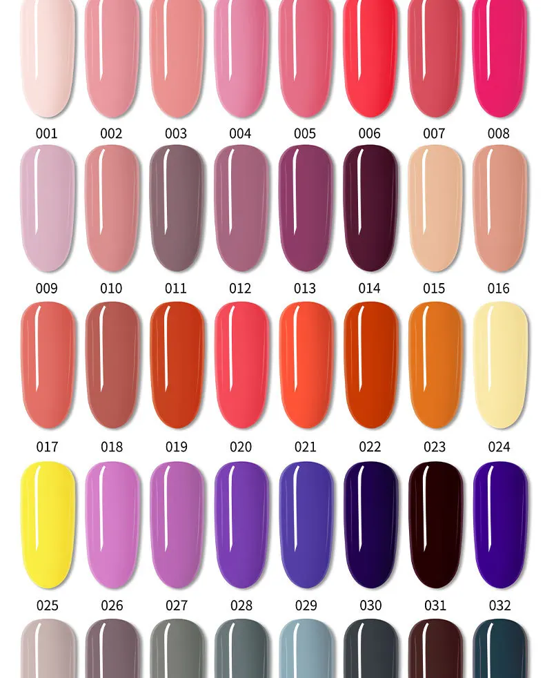 88colors Color Bottle Nail Polish 7.5ml Uv Led Gel Oem Polish Pure ...