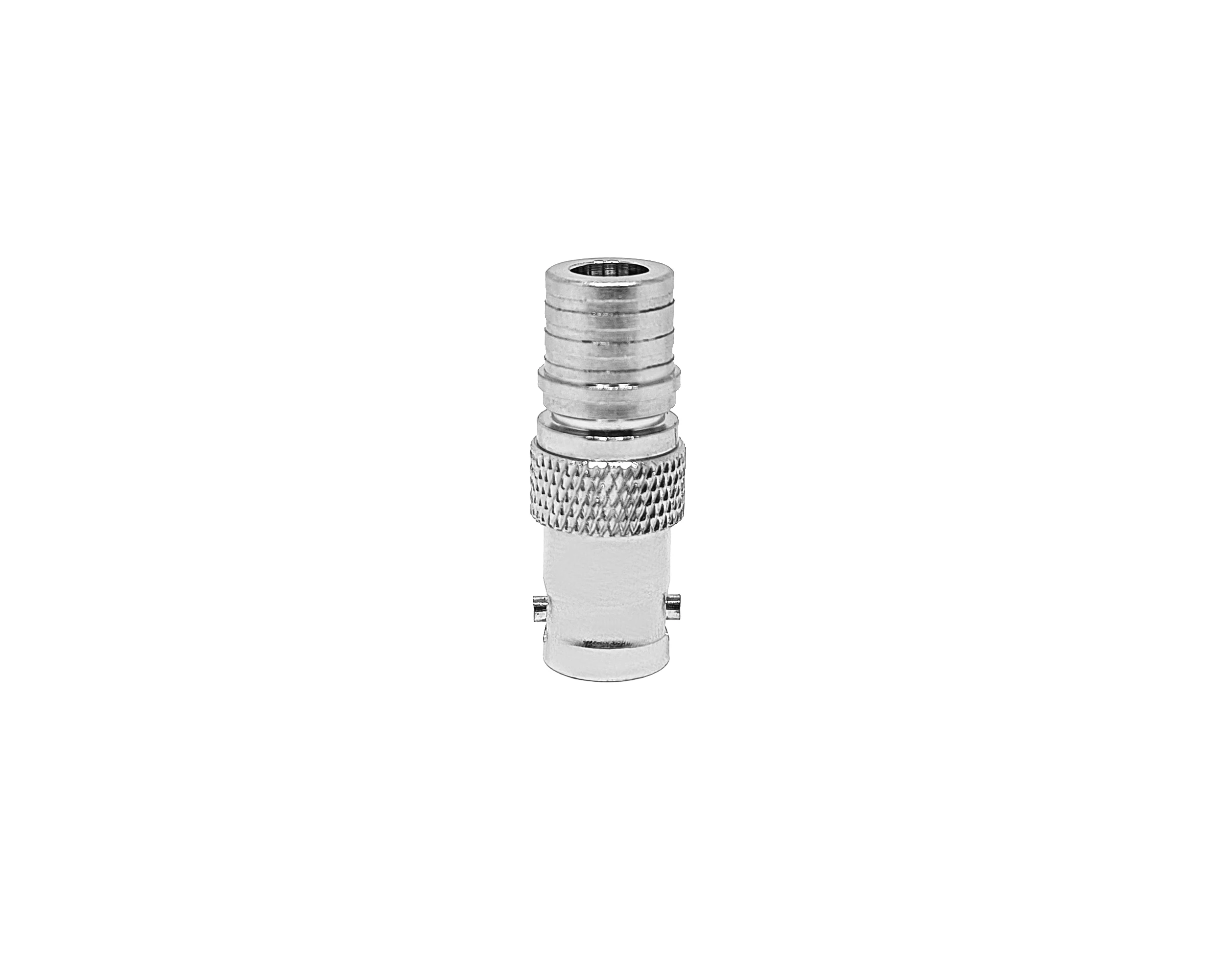 Nickel Plated Adapter BNC Connector female To QMA Male Adapter manufacture