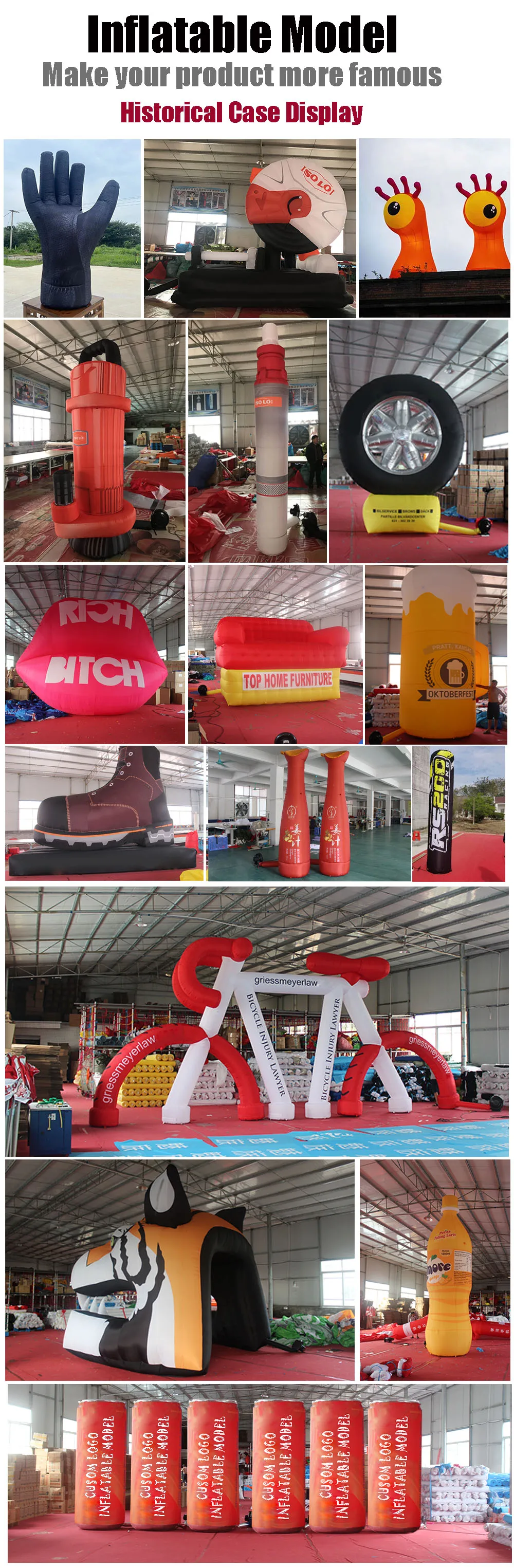 Custom Custom Advertising Inflatable Displays Inflatable Tire ...