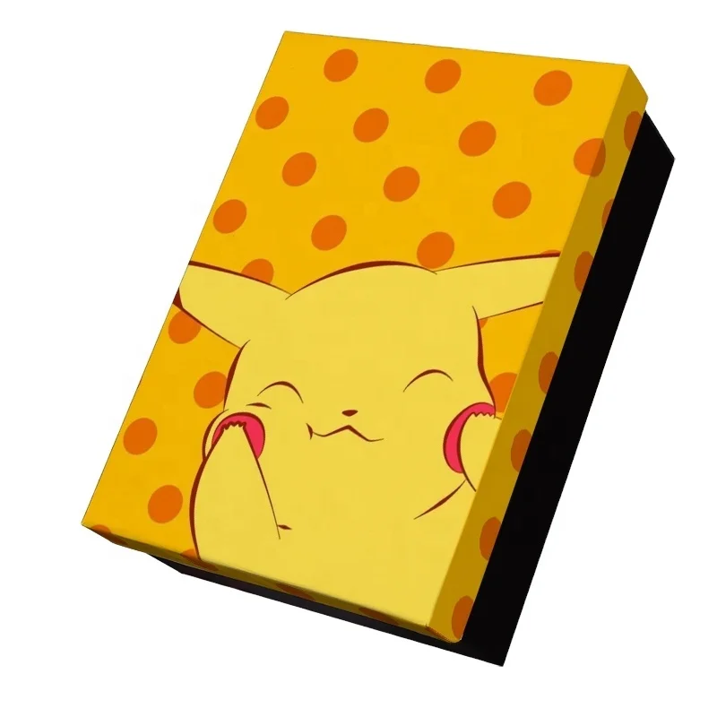 可爱的皮卡丘印花,泡沫插入礼品包装手工包装盒 - buy lovely pikachu