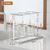 Countertop upside down wine glass holder (stainless steel)