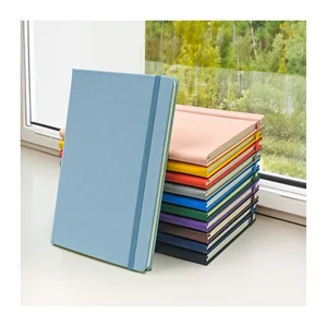 Fast Delivery 8.45 X 5.7'' Pu Leather Journals Student Low Price Hard Cover Notepad Line Custom Logo Notebooks With Elastic Band