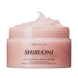 Organic Vegan Gentle Hydrating Exfoliating Sea Salt Body Scalp Scrub Moisturizer Cleanser OEM ODM