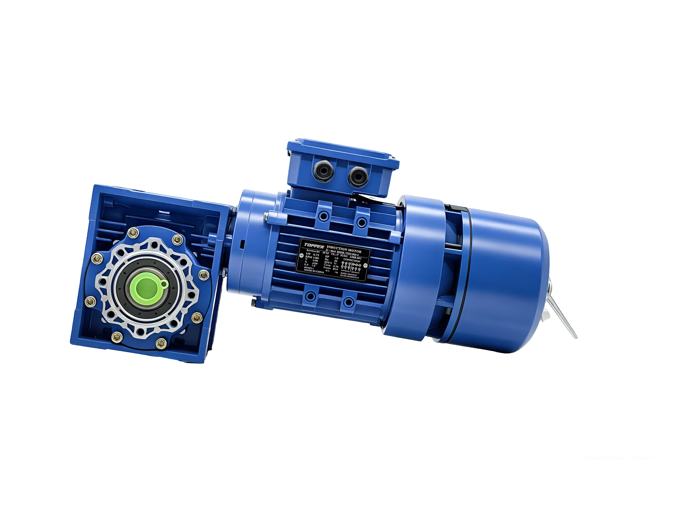 Factory Wholesale YEJ2 Series Electromagnetic-Brake Motors AC Asynchronous Worm Gear Reduction Motor for Clean Equipment