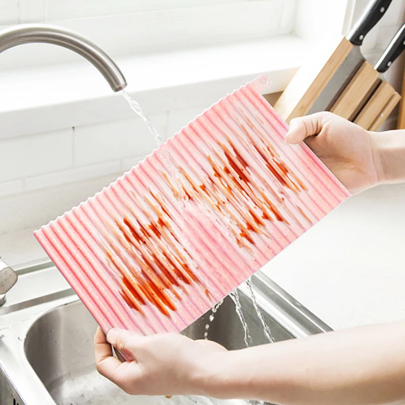 Multiple Usage Dish Drying Mat Heatresistant Trivet Rack Mat Drying