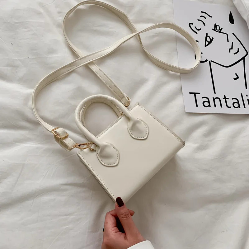 Fashion Women's Small Crossbody Bag PU Leather Messenger Bags Zipper Handbags Luxury Designer Purse Summer Travel Bag for Female