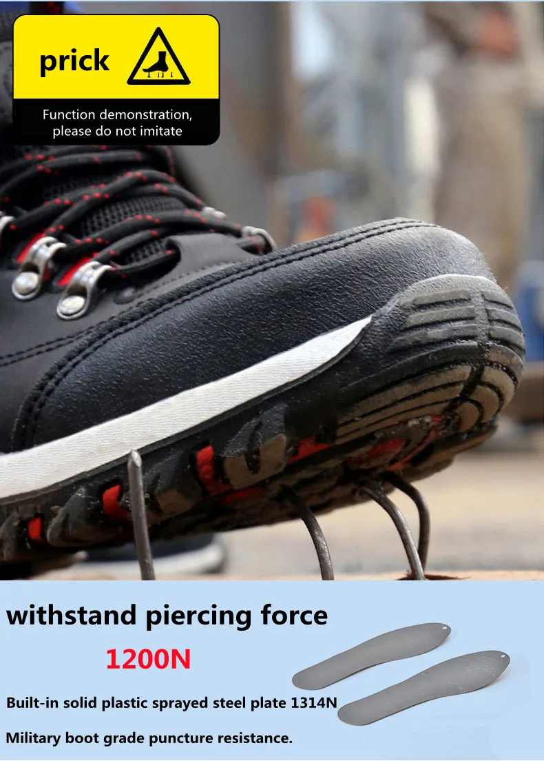 Wholesale Custom Oem Odm Wearresistant Forklift Sneakers Steel Toe