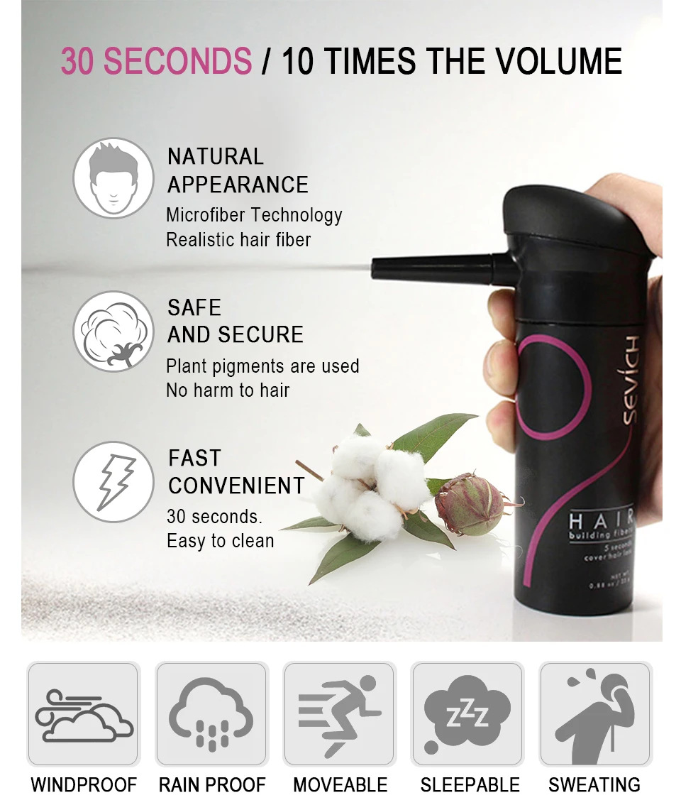 Natural Building Keratin Micro Hair Fiber Hair Care Keratin Treatment