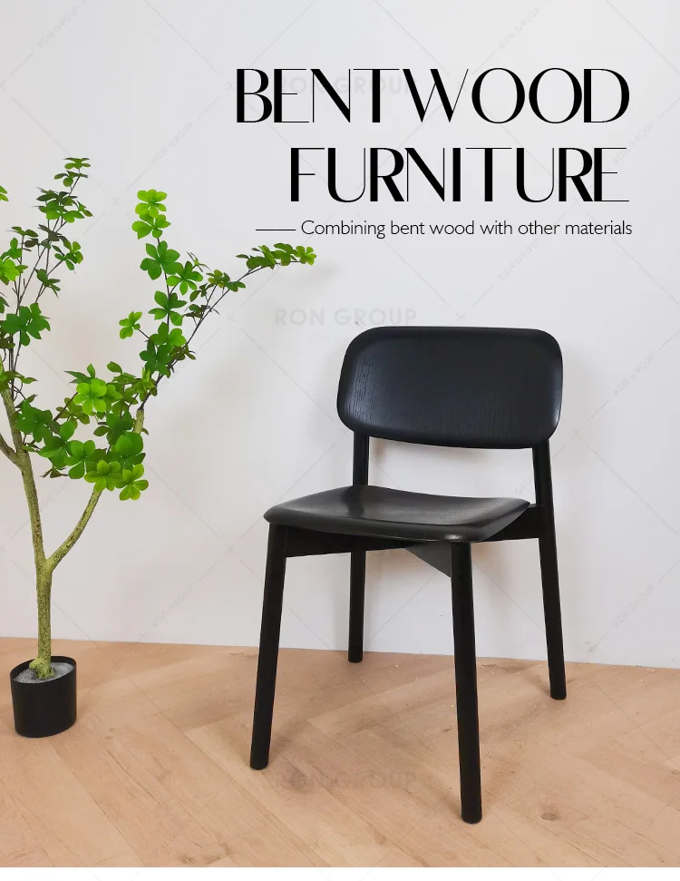 Wholesale Modern Cheap Price Nordic Hotel Restaurants Outdoor Garden Coffee Shop Furniture Bentwood Wood Dining Chairs