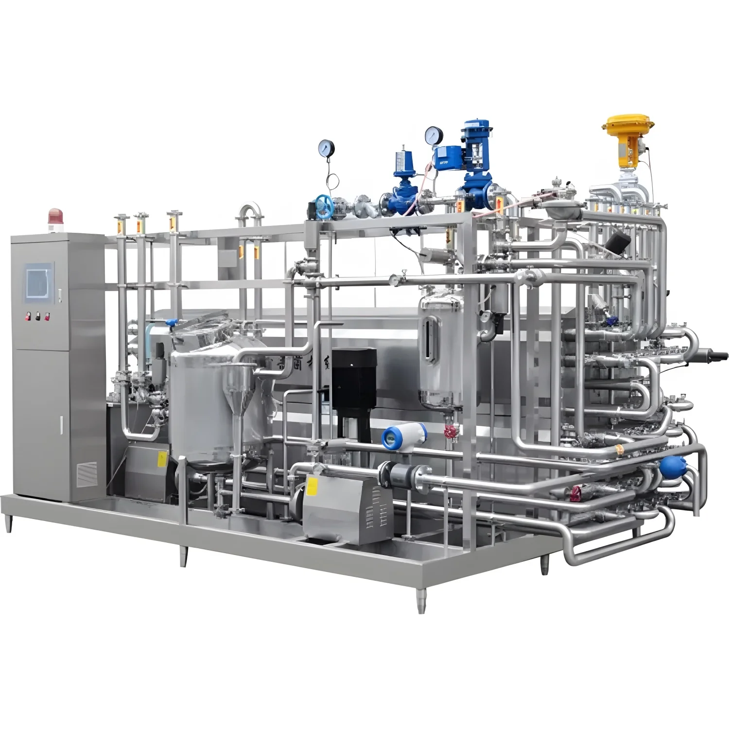 Tubular Pasteurizer - 1000L Milk Production Line Efficiency