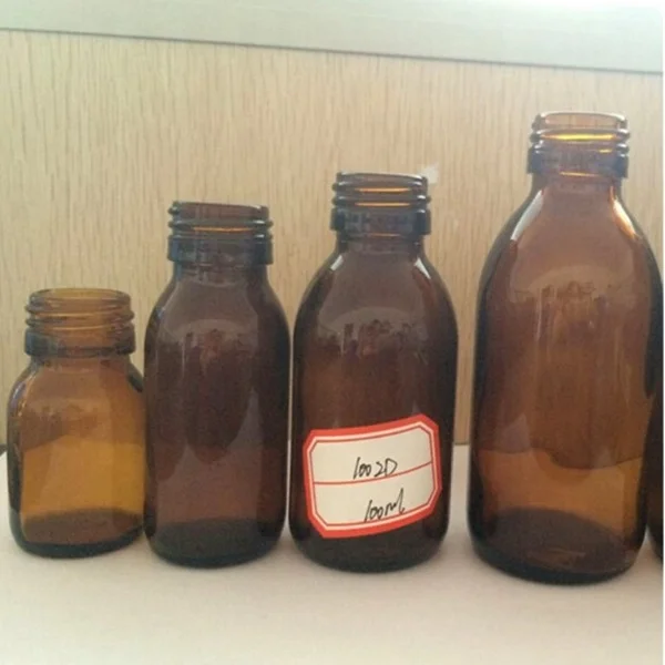 125ml Syrup Amber Glass Bottle 125ml Glass Bottle
