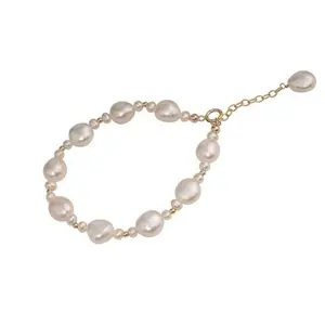 Natural Freshwater Pearl Bracelet ,Valentine's Day Mother's Day Gift Pearl Jewelry,baroque Pearl Bracelet